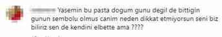 Doğum günü pastası hiç beğenilmeyen Yasemin Sakallıoğlu'ndan cevap geldi: Yanlış anlaşıldım