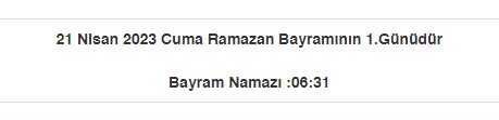 Çankırı bayram namazı saat kaçta? Çankırı Kurban Bayramı namazı saat kaçta? Çankırı bayram namazı saati