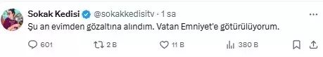 Sokak Kedisi kanalının kurucusu Ebru Uzun Oruç ve akademisyen Emrah Gülsunar gözaltına alındı