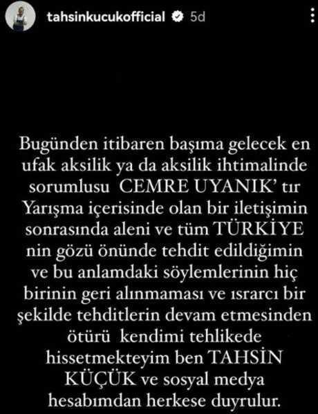 Masterchef Cemre ne dedi? Cemre ile Tahsin arasında ne oldu, olay nedir?
