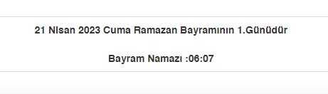Diyarbakır bayram namazı saat kaçta? Diyarbakır Ramazan Bayramı namazı saat kaçta? Diyarbakır bayram namazı saati