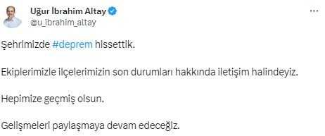 Son Dakika: Konya'da 5 büyüklüğünde deprem meydana geldi