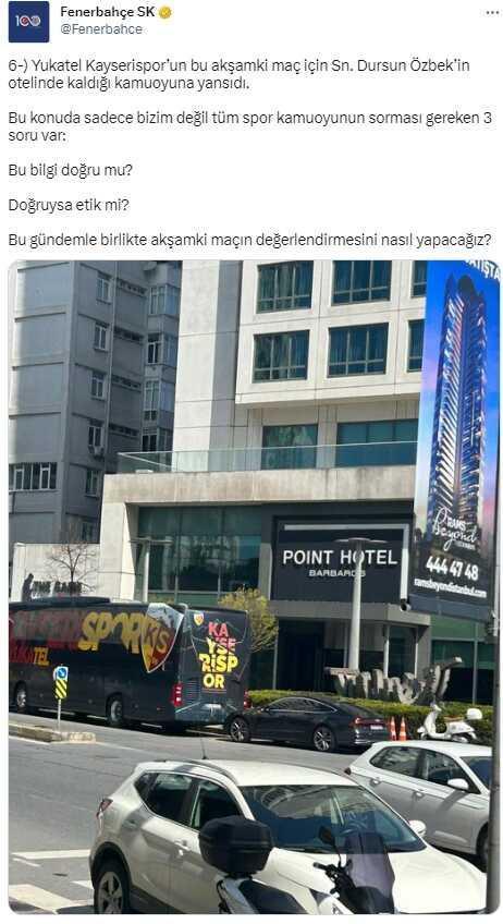 Taş üstünde taş bırakmadı! Fenerbahçe'nin paylaşımları Kayserispor Başkanı'nı çıldırttı: Bu ne ahlaksızlık!