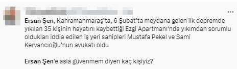 Ersan Şen'e tepkiler çığı gibi! Depremde 35 kişinin ölümüne sebep olan firarilerin avukatı oldu