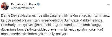 Hamile doktora saldırı: Hatay'da bir kadın doktor fiziki saldırıya uğradı
