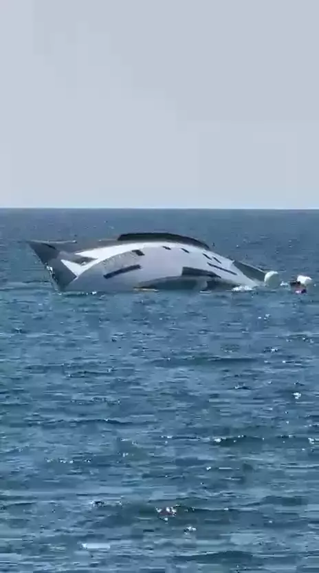 Zonguldak'ta Lüks Yat 15 Dakikada Battı