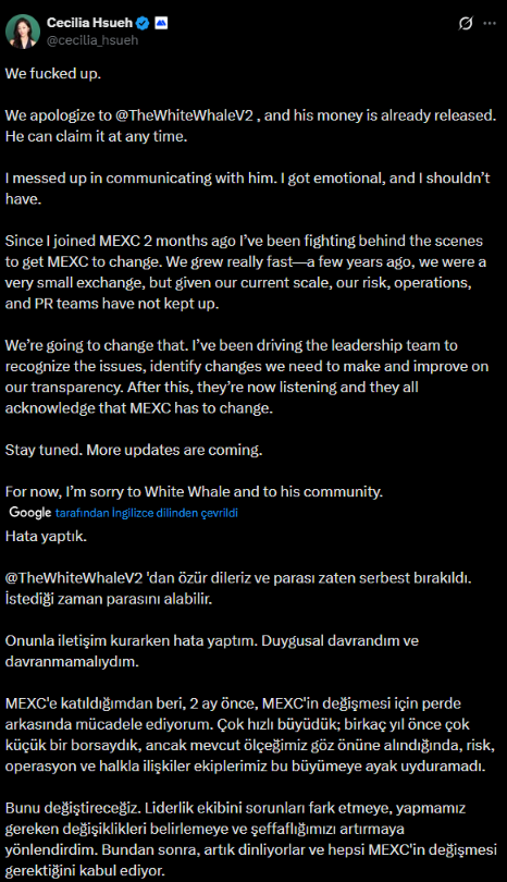 Kripto borsası MEXC Global hakkında dikkat çeken iddialar