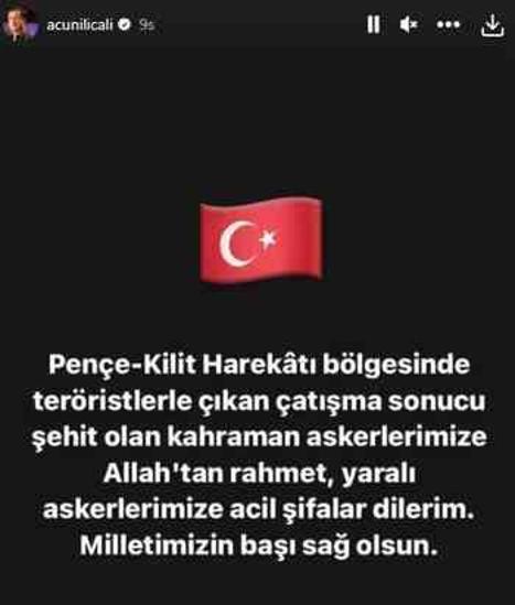 9 eve ateş düştü! Ünlü isimler, şehitlerimize sessiz kalmadı