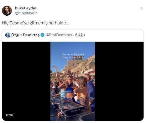 Buket Aydın ile Özgür Demirtaş sosyal medyada birbirine girdi