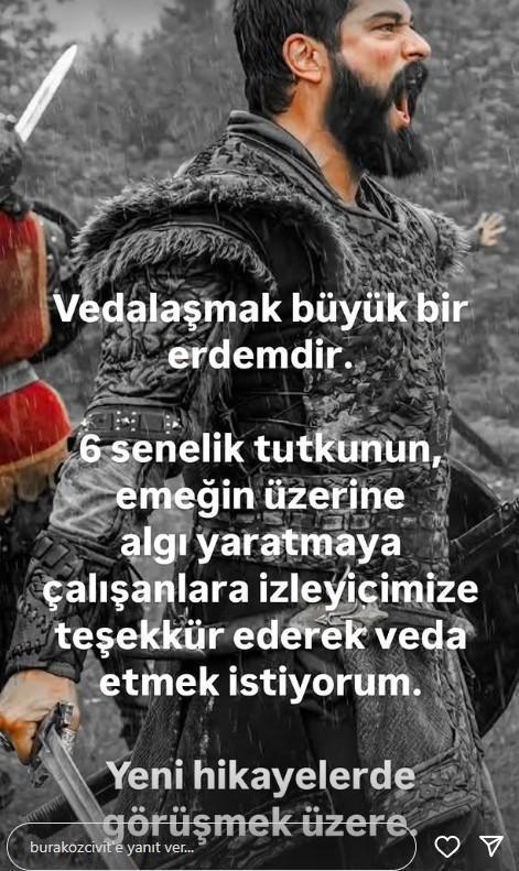 Kuruluş Osman'dan ayrılacağı iddia edilmişt! Burak Özçivit'ten yanıt geldi