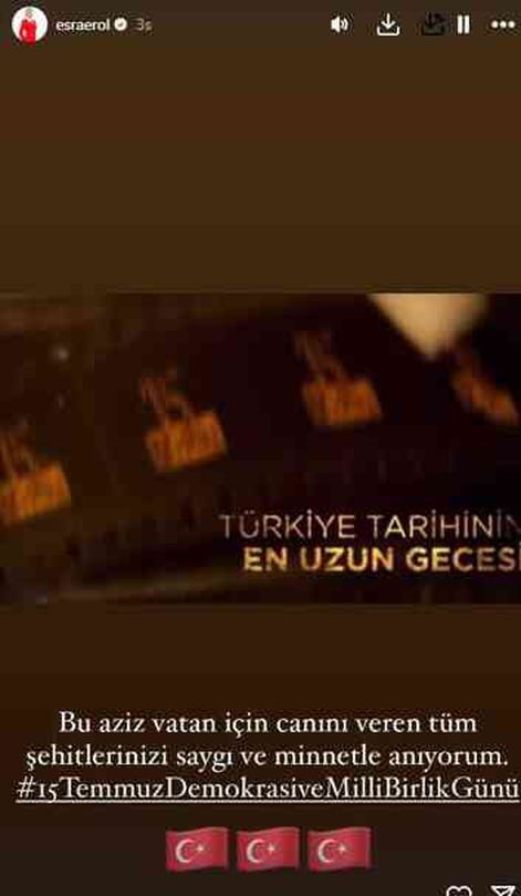 Ünlülerden, 15 Temmuz Demokrasi ve Milli Birlik Günü mesajları