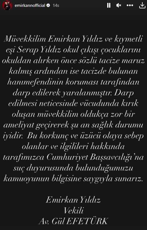 Sanatçı Emirkan tanımadığı kişilerin saldırısına uğradı