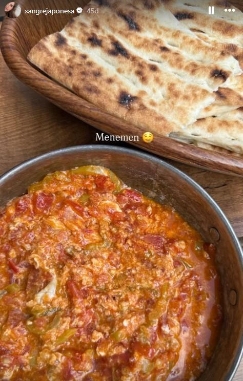 Icardi'nin sevgilisi China Suarez, kahvaltı sofralarına Türk dokunuşu yaptı