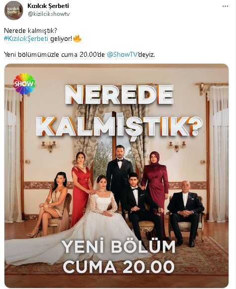 Kızılcık Şerbeti bu akşam var mı? 28 Nisan Cuma Bugün Kızılcık Şerbeti var mı, yok mu, yeni bölümü yayınlanacak mı? Yeni bölümde neler olacak?