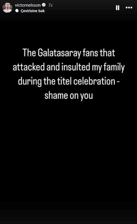 Herkes onu konuşuyor! Nelsson'dan Galatasaray taraftarına: Yazıklar olsun