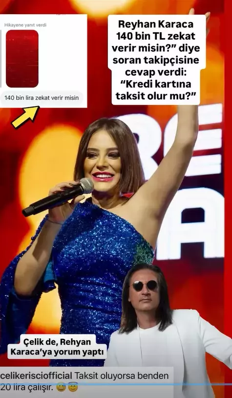 '140 binlik zekat' sorusu Reyhan Karaca'yı çileden çıkardı! Çelik dayanamadı