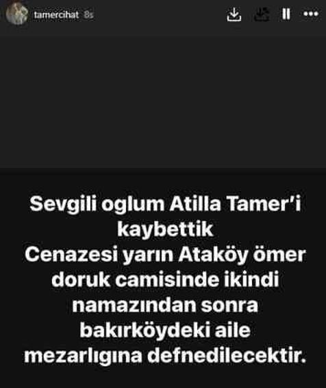 Usta sanatçı Cihat Tamer'in oğlu hayatını kaybetti