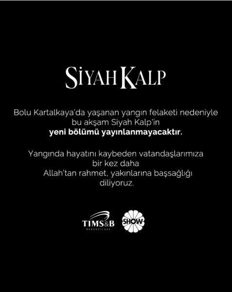 Siyah Kalp'in stil danışmanı yangında hayatını kaybetmişti: Dizinin yeni bölümü için açıklama geldi