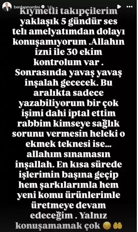 Ameliyat oldu, günlerdir kabusu yaşıyor! Ünlü şarkıcıdan korkutan itiraf