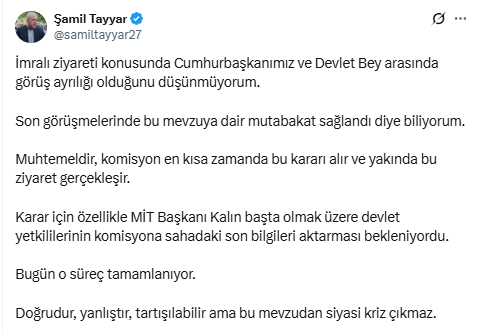 Siyasi yetkililerin İmralı ziyareti tartışmaları