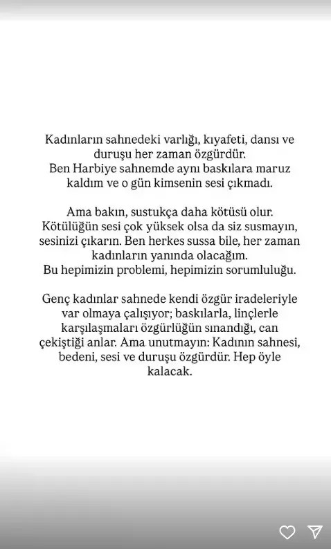 Manifest Grubuna açılan soruşturmaya Hadise'den tepki