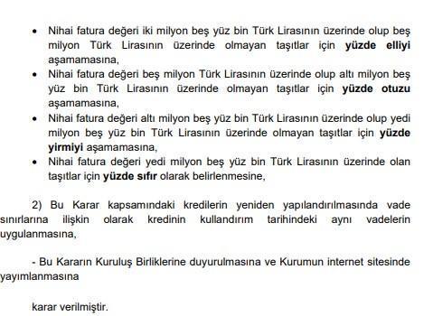 Taşıt alımında kredi tutarları değişti