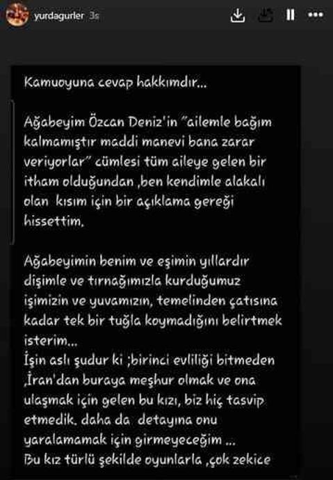 Özcan Deniz ailesini sildi! Kardeşi, genç gelinlerini suçlayarak demediğini bırakmadı