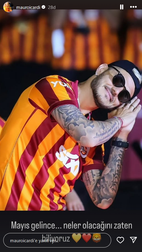 Maç biter bitmez telefona sarıldı! Icardi'den Fenerbahçe'ye bomba gönderme