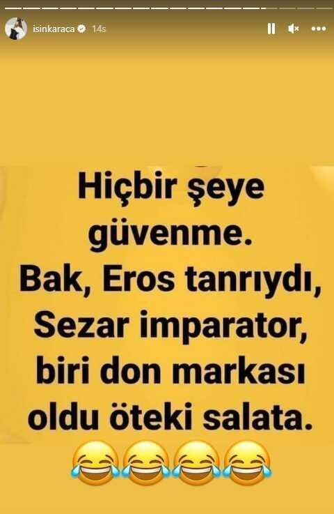 Işın Karaca'dan şarkısını beğenmediği için kendisine gönderme yapan Demet Akalın'a cevap: Hiçbir şeye güvenme