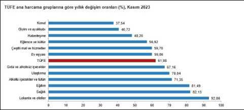 TEFE-TÜFE ORANI KASIM 2023 | TÜİK kasım ayı enflasyon oranı arttı mı? TEFE-TÜFE oranı belli oldu mu?