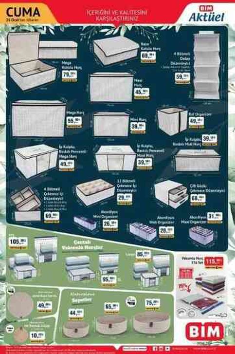 BİM AKTÜEL KATALOĞU 24-26 OCAK YAYINLANDI | BİM bu hafta katalog ürünleri neler? BİM'e gelecek ürünler ve BİM fiyat listesi!