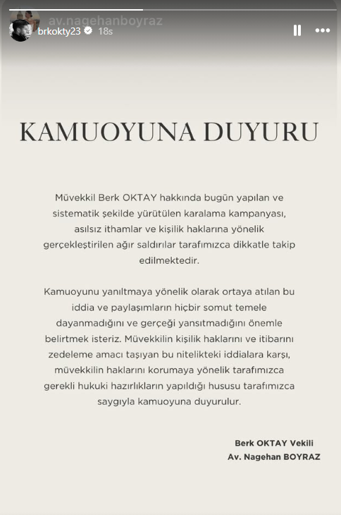 Berk Oktay taciz olayı nedir? Berk Oktay taciz iddialarına ne cevap verdi?
