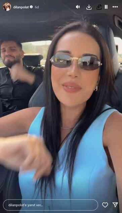 Eşi tahliye edilen Dilan Polat, şarkı söyleyip dans etti