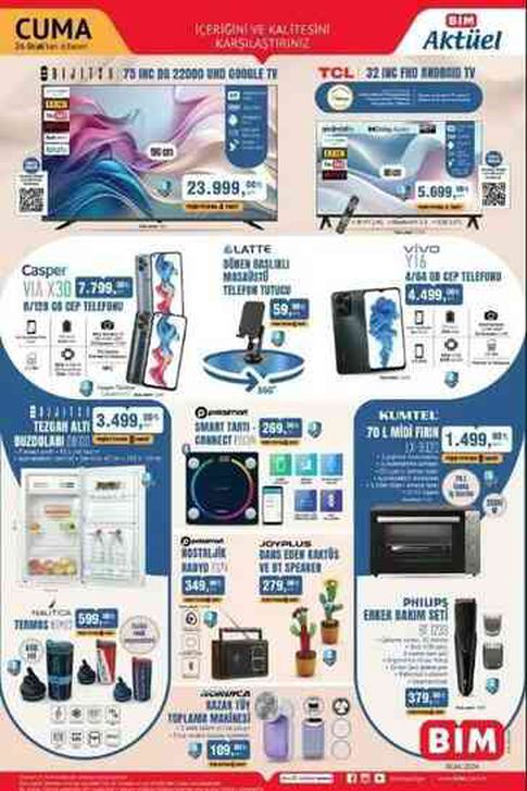 BİM AKTÜEL KATALOĞU 24-26 OCAK YAYINLANDI | BİM bu hafta katalog ürünleri neler? BİM'e gelecek ürünler ve BİM fiyat listesi!