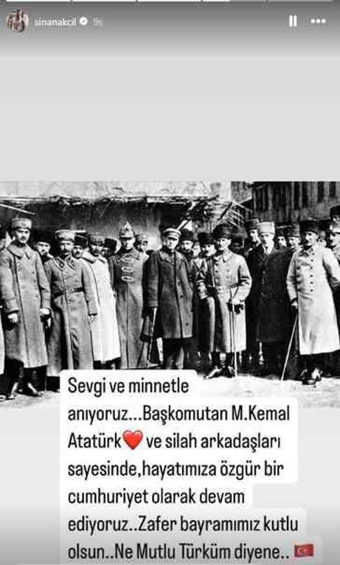 Ünlülerden 30 Ağustos Zafer Bayramı kutlamaları