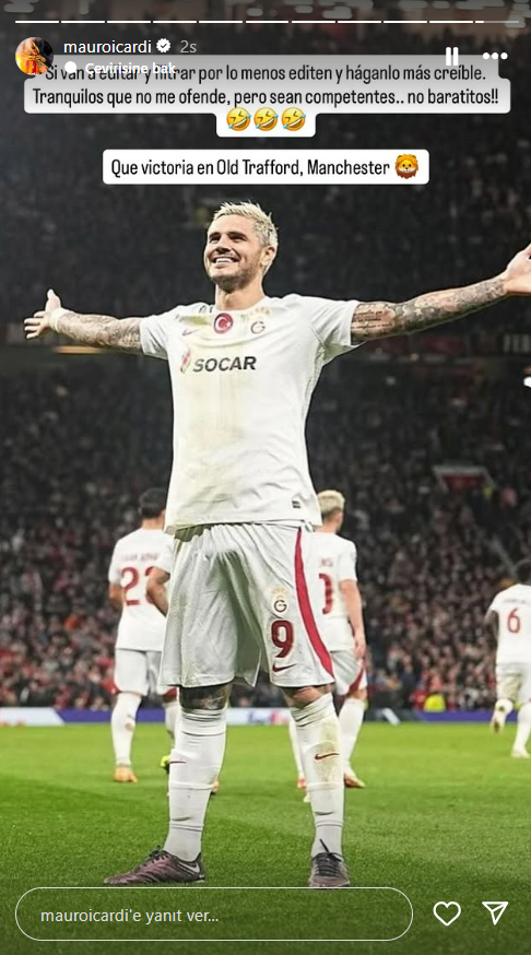 Icardi, 'Sürekli bana yazıyor' diyen modelin çıplak fotoğrafını paylaştı