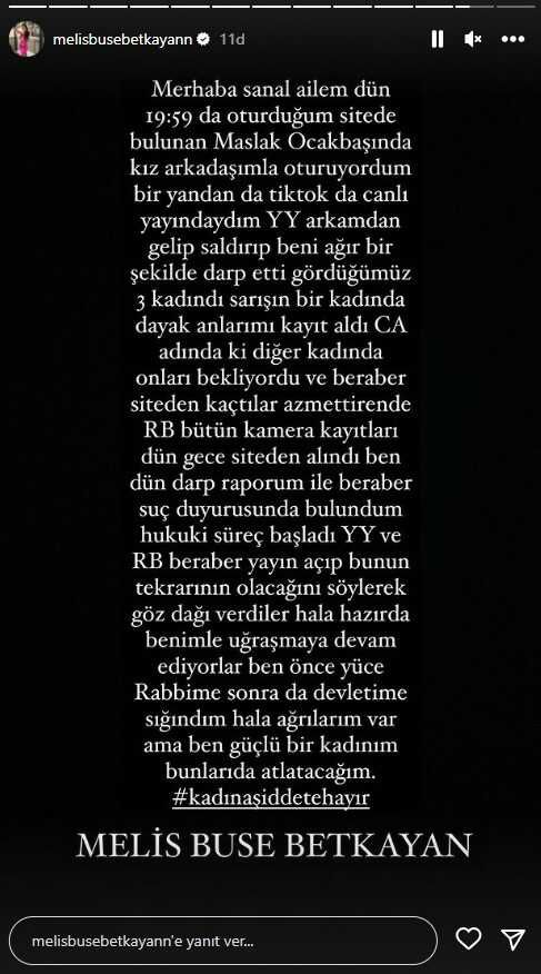 Kısmetse Olur Melis Buse Betkayan saldırıya mı uğradı? Melis Buse Betkayan kim saldırdı?
