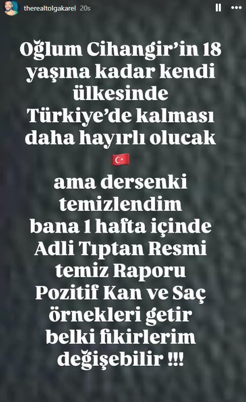 Tolga Karel eski eşine ateş püskürdü! 'Hakkımı helal etmiyorum'