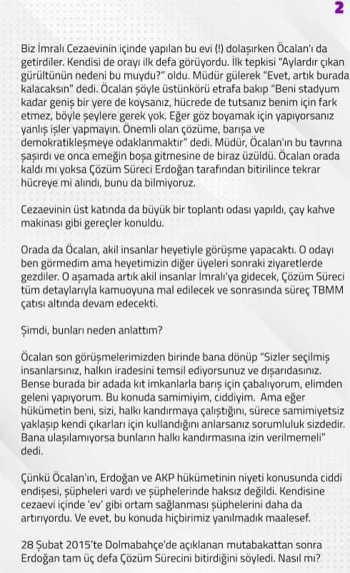 Selahattin Demirtaş'tan Twitter'dan açıklama: 'Erdoğan'ın derdi Selo değil, koltuk'