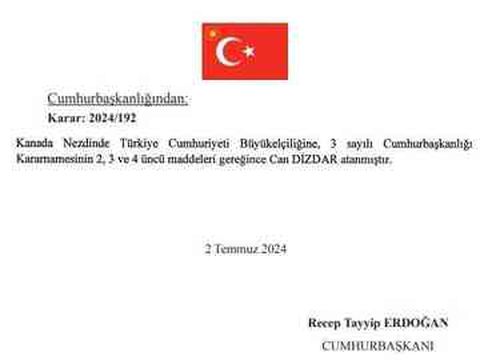 Yeni Kanada Büyükelçisi Can Dizdar kimdir? Can Dizdar hayatı ve biyografisi