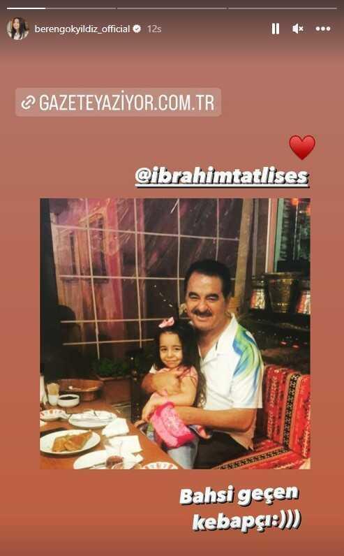 İbrahim Tatlıses'in 'Kilo vermesi lazım' dediği Beren Gökyıldız'dan cevap geldi