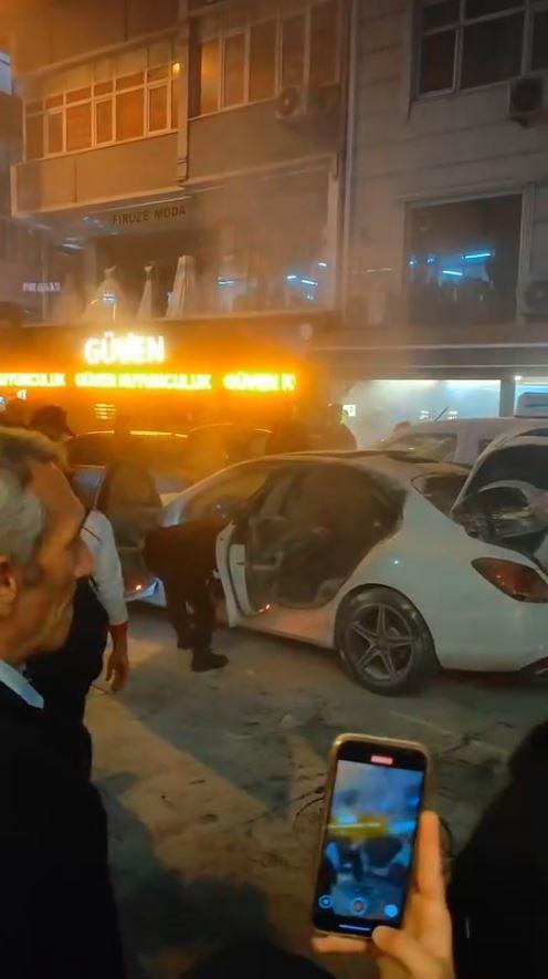 Galatasaray Şampiyonluk Kutlamasında Yangın Çıktı