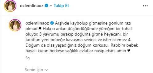 Özlem Öz hamile değil mi? Özlem Öz ne zaman doğurdu?