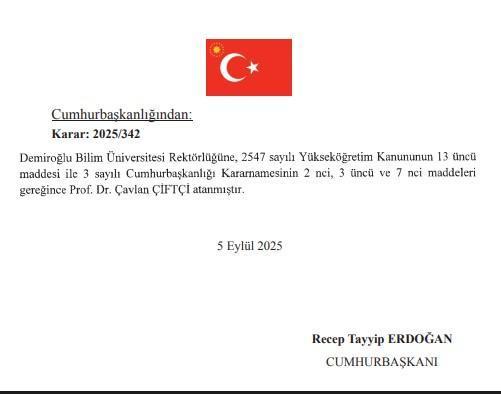 Marmara Üniversitesi'nin yeni rektörü Mehmet Emin Okur oldu