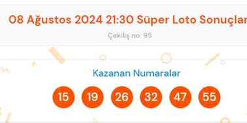Süper Loto sonuçları açıklandı! 8 Ağustos Süper Loto kazanan numaralar neler? Süper Loto sonuçlarına ne zaman, nereden bakılır?