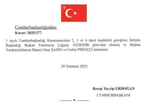 İletişim Başkanlığı'nda görev değişimi! Yeni atamalar duyuruldu