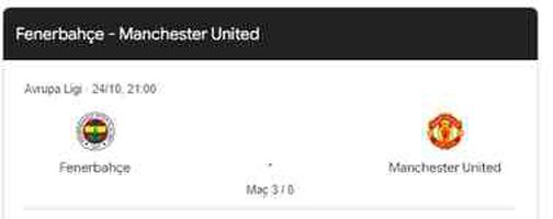 Fenerbahçe Manchester United maçı ne zaman, nerede yapılacak? UEFA Avrupa Ligi Manchester United maçı ne zaman, saat kaçta hangi kanalda?