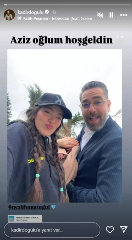 İşte Neslihan Atagül ve Kadir Doğulu'nun çocuklarına koyduğu isim