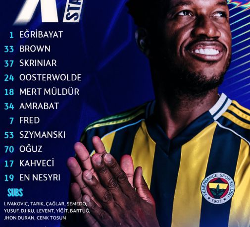 Feyenoord Fenerbahçe muhtemel 11'ler açıklandı mı?