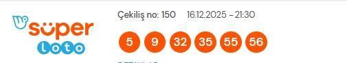 Süper Loto sonuçları açıklandı! 16 Aralık Salı Süper Loto kazanan numaralar neler? Süper Loto sonuçlarına ne zaman, nereden bakılır?
